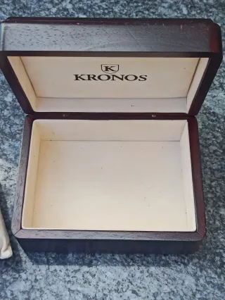 🇨🇭CAJA DE MADERA KRONOS🇨🇭