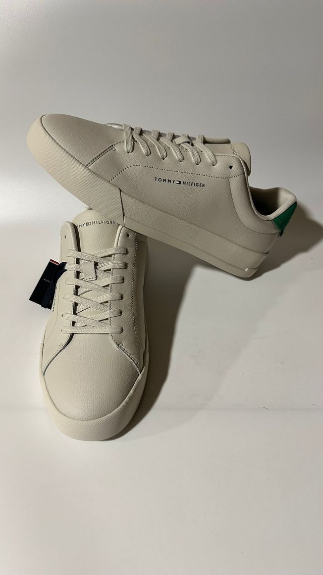 Tommy Hilfiger Court Detail Cream - Size 45