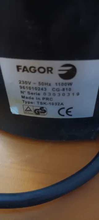 Cafetera Fagor Kenzy filtro permanente