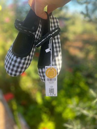 Zapatos cuadros vichy