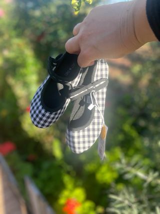 Zapatos cuadros vichy