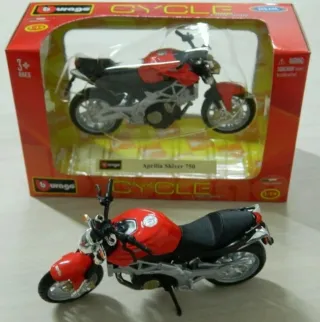 Bburago Moto Aprilia Shiver 750 Modellino