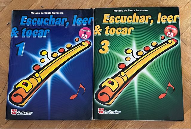 Métodos flauta travesera Escuchar, leer y tocar