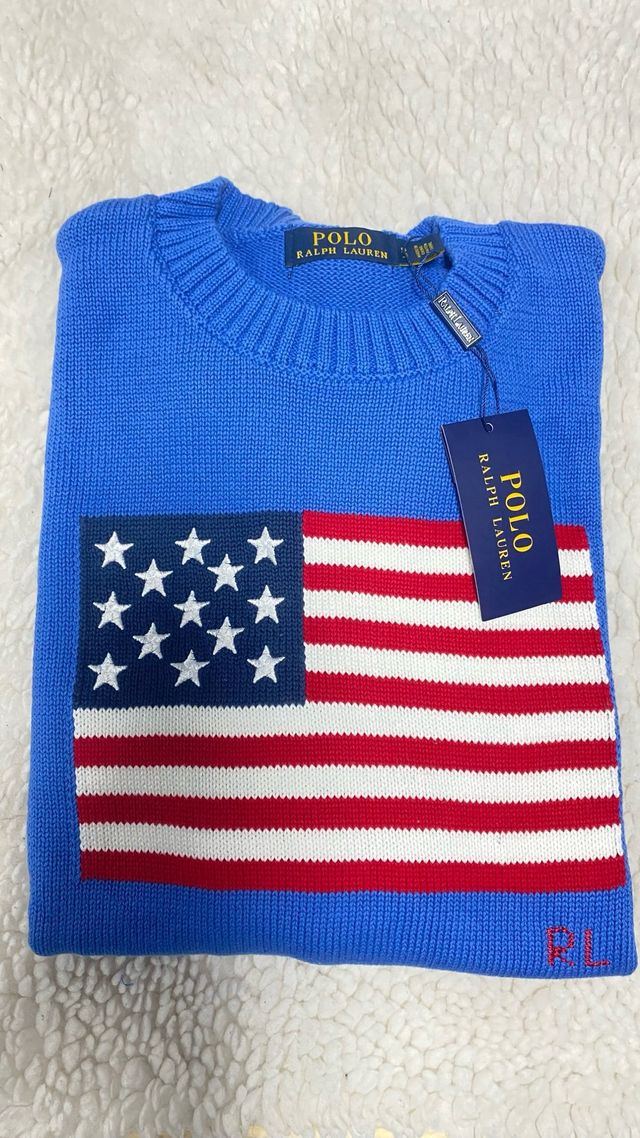 Jersey Polo Ralph Lauren bandera USA Talla L