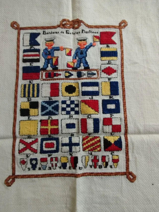 Punto de Cruz Señales Marítimas