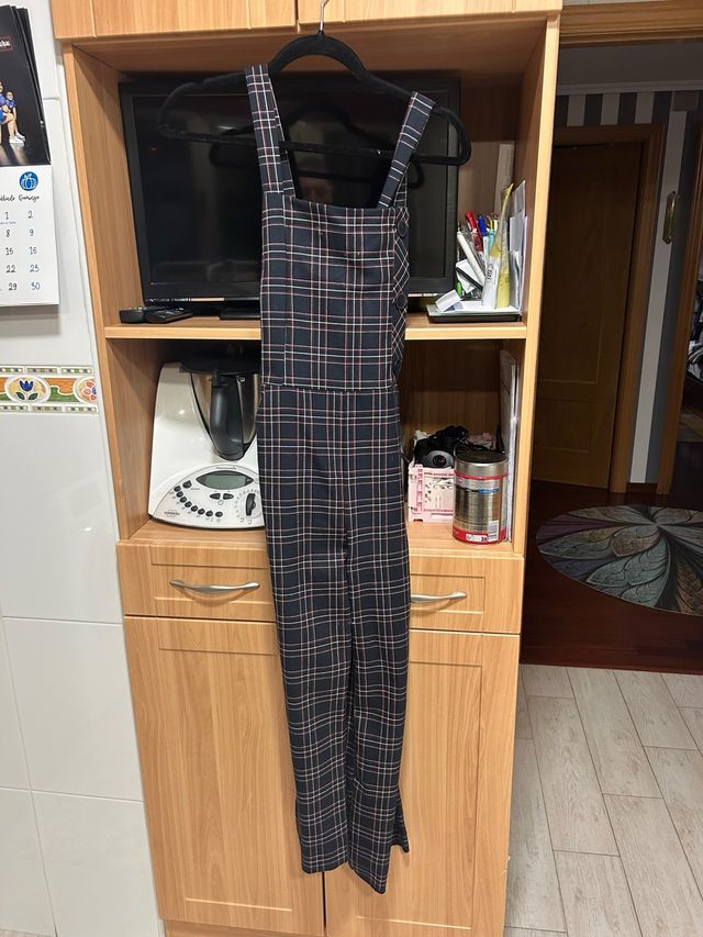 Peto de niña a cuadros