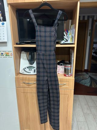 Peto de niña a cuadros