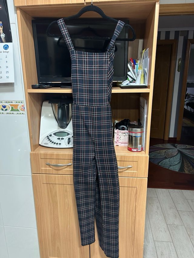 Peto de niña a cuadros