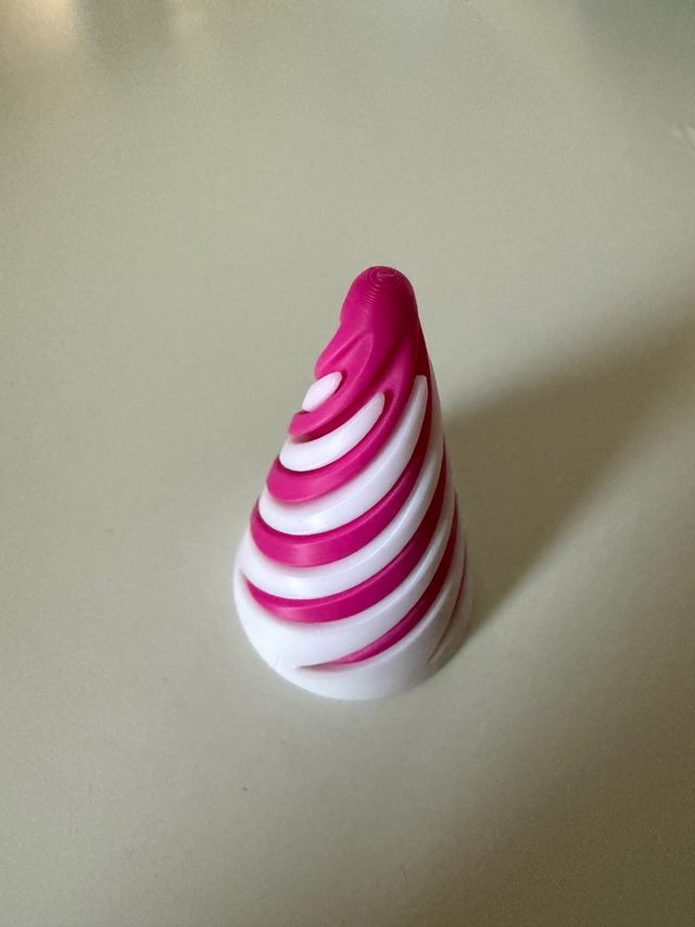 Juguete desestresante con diseño espiral