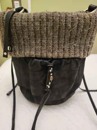 Bolso Francesco Biasia Negro y Marrón