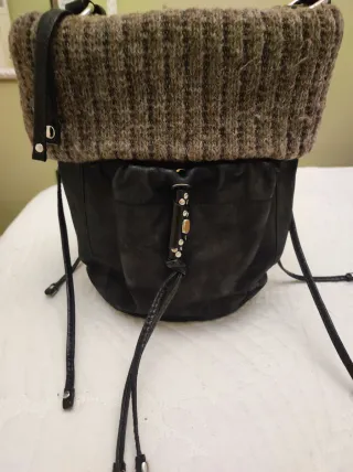 Bolso Francesco Biasia Negro y Marrón