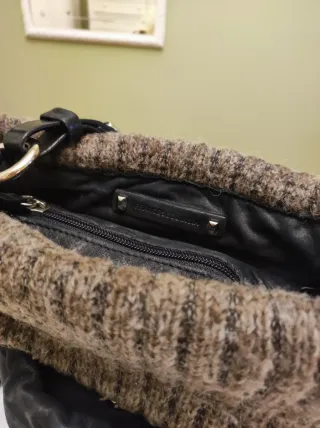 Bolso Francesco Biasia Negro y Marrón