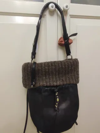 Bolso Francesco Biasia Negro y Marrón