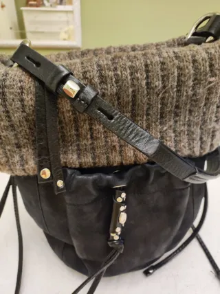 Bolso Francesco Biasia Negro y Marrón