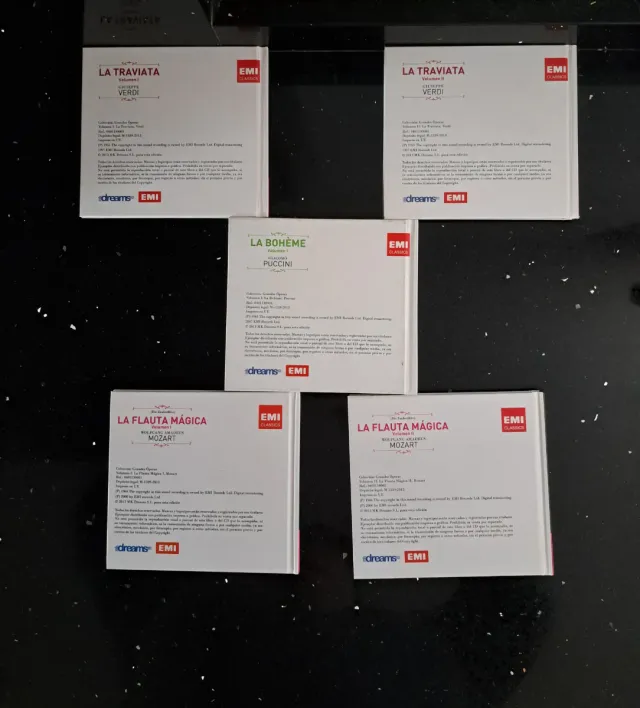 Ópera y Zarzuela Lote 12 CDs Por 3€ todo el lote