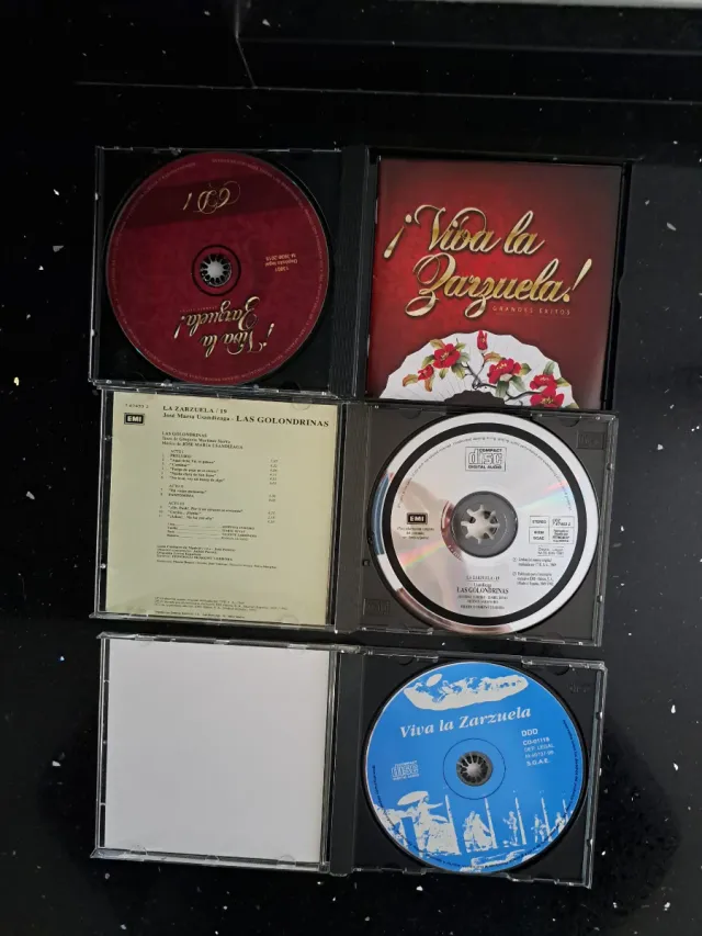 Ópera y Zarzuela Lote 12 CDs Por 3€ todo el lote