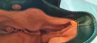 Bolso Tous Piel Negro y Dorado