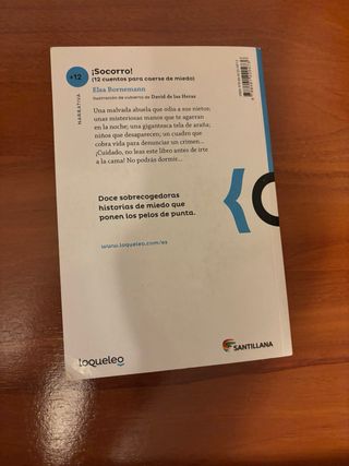 Libro ¡Socorro! (12 cuentos para caerse de miedo)