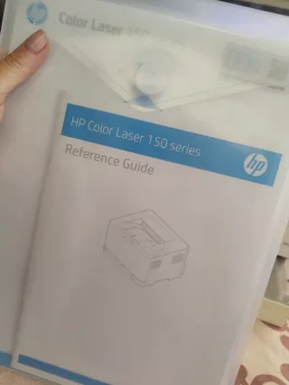 Impresora Láser HP Gris y Blanca