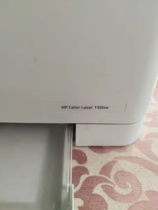 Impresora Láser HP Gris y Blanca