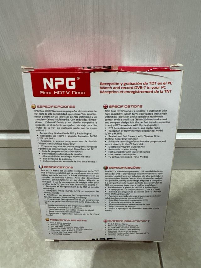 NPG Real HDTV Nano Convertidor TV