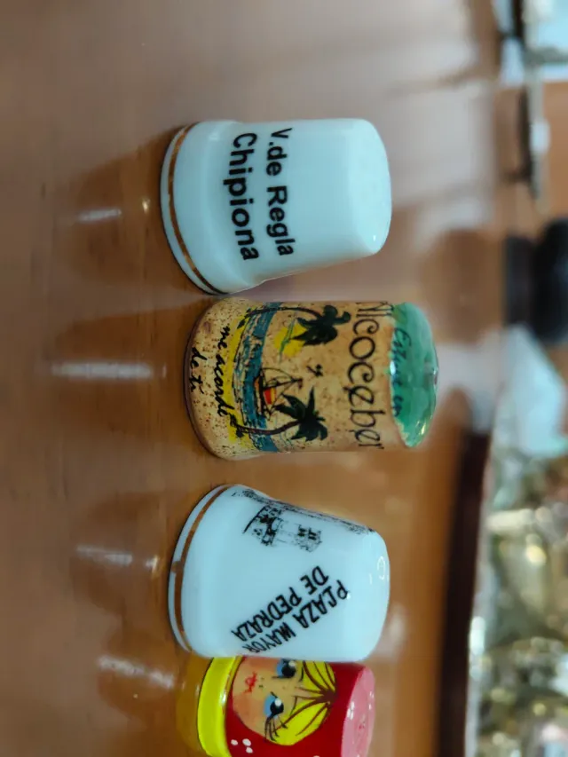 Lote de dedales coleccionables