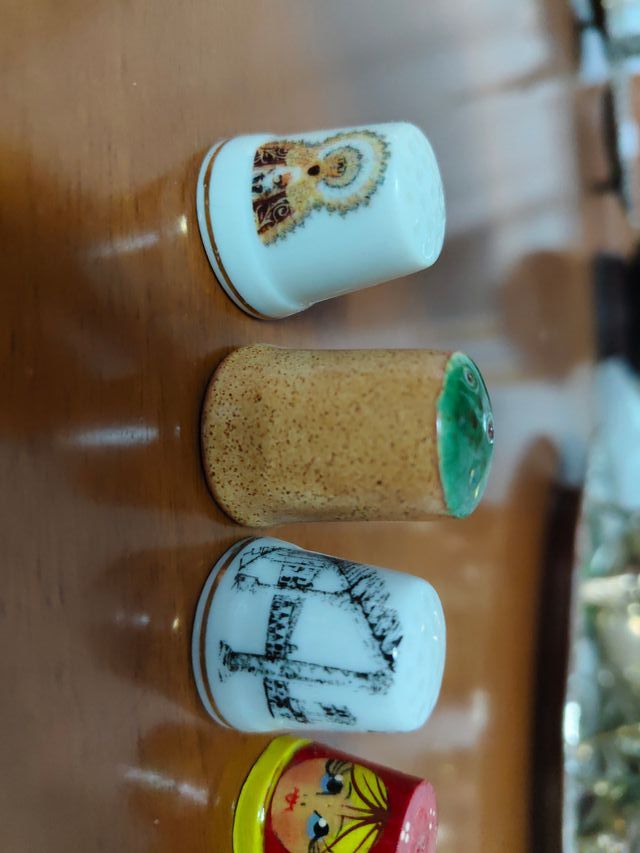 Lote de dedales coleccionables