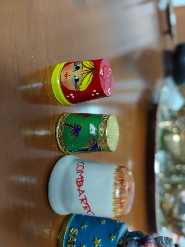 Lote de dedales coleccionables