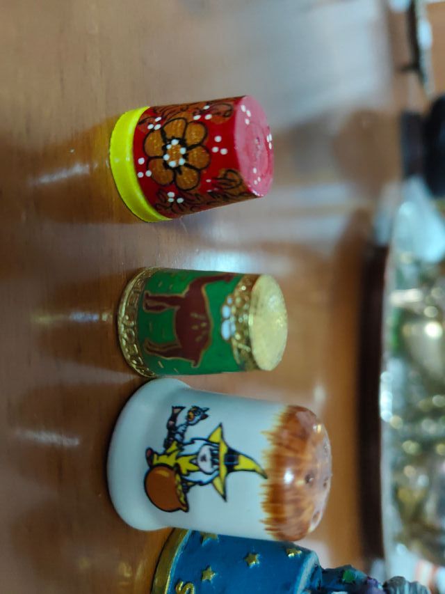 Lote de dedales coleccionables