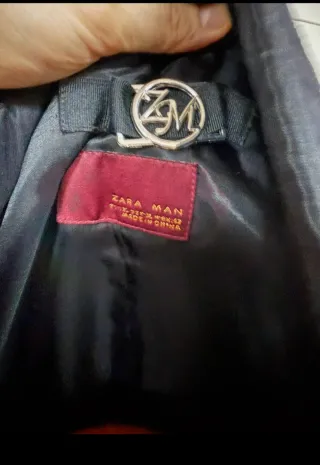 Cazadora Zara Negra Hombre