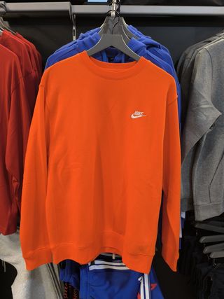 Sudadera Nike Sportwear Club Fleece Naranja Hombre