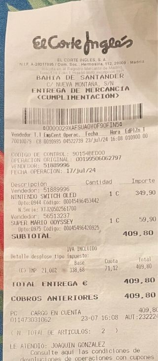 Nintendo Switch OLED Multicolor