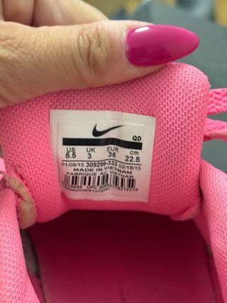Tenis Nike Air Max Rosa Talla 36