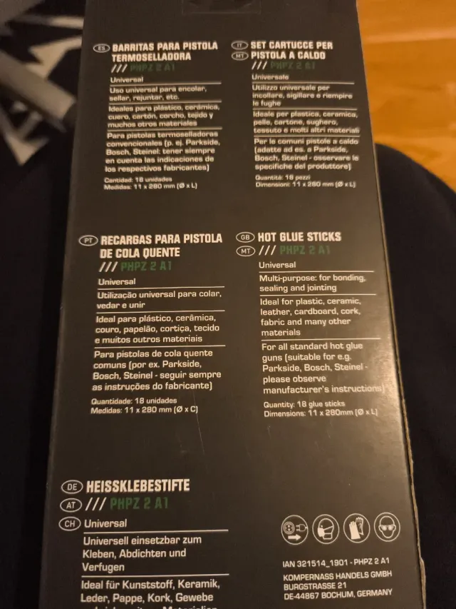 Pistola de Silicona Parkside PHP 500 E3