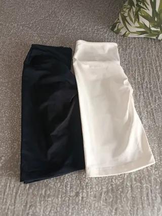 Mallas deportivas negras y blancas