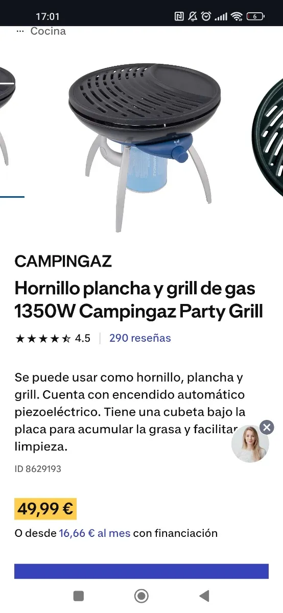 Campingaz Party Grill 1350W