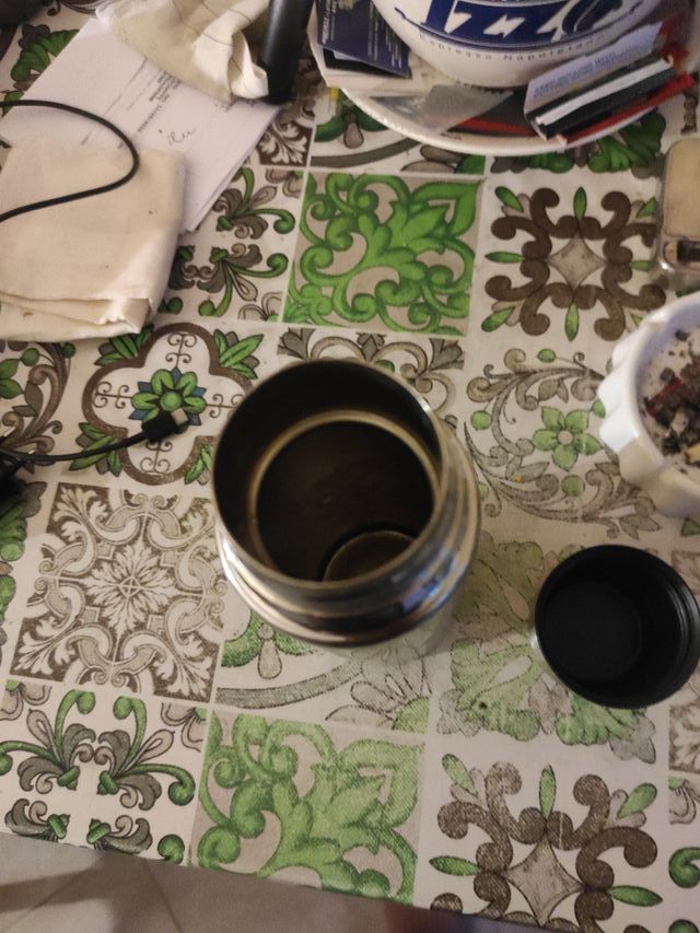 Thermos caffè in metallo