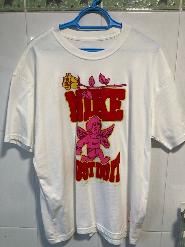Camiseta Nike Niño Ángel Rosa Blanca