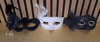 Máscaras de Carnaval/Fiesta (3 uds)