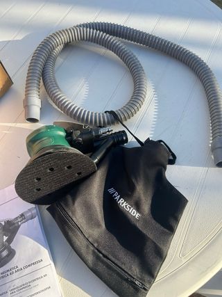 Lijadora Excéntrica Neumática Parkside