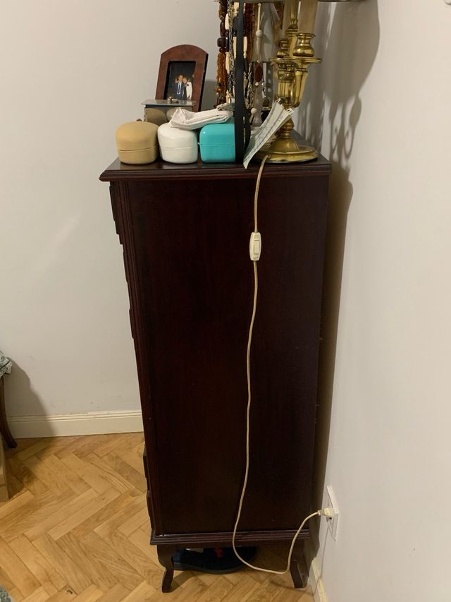 Cómoda Sifonier Vintage Madera y Metal