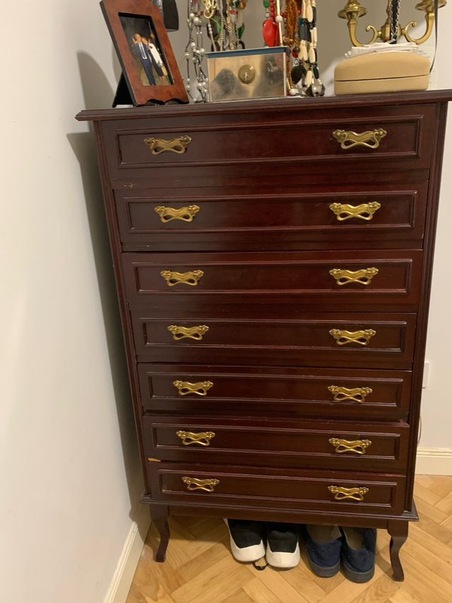 Cómoda Sifonier Vintage Madera y Metal