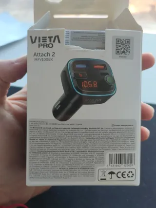 Transmisor Bluetooth VIETA PRO Attach 2 Coche