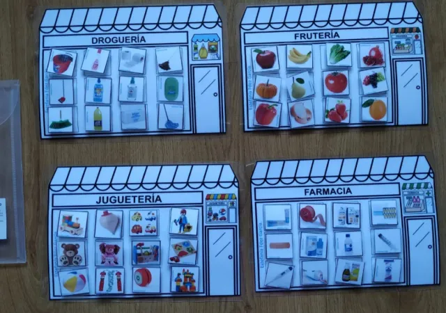 Juego Clasificación Campos Semánticos Tiendas