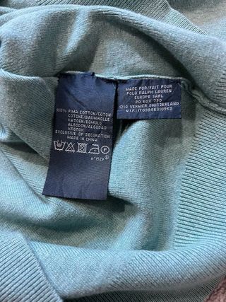 Jersey Polo Ralph Lauren Verde V-Neck