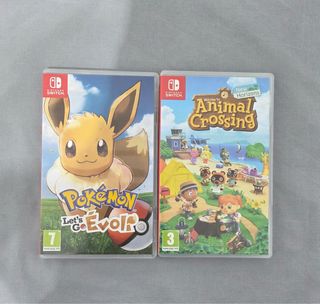 Pokémon Let's Go Eevee y Animal Crossing