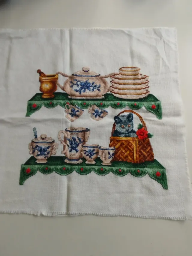 Punto de Cruz: Escena de cocina