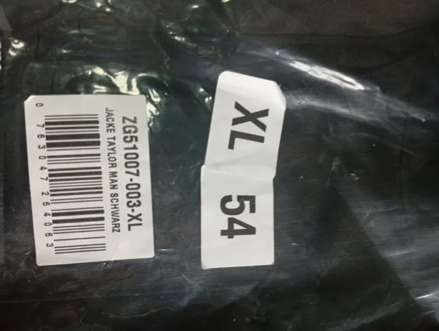 Chaqueta Moto Negra Talla XL