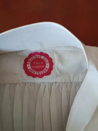 Camisón antiguo blanco talla única