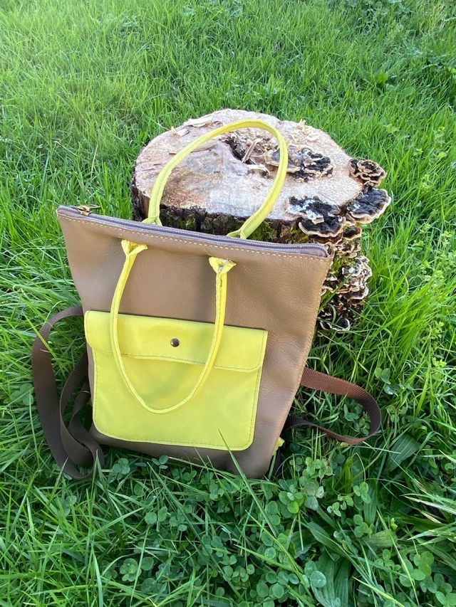 Bolso/ Mochila piel Estilo: Tina